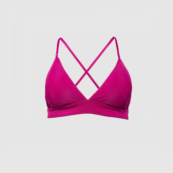 Micheline Bikini Top Plum