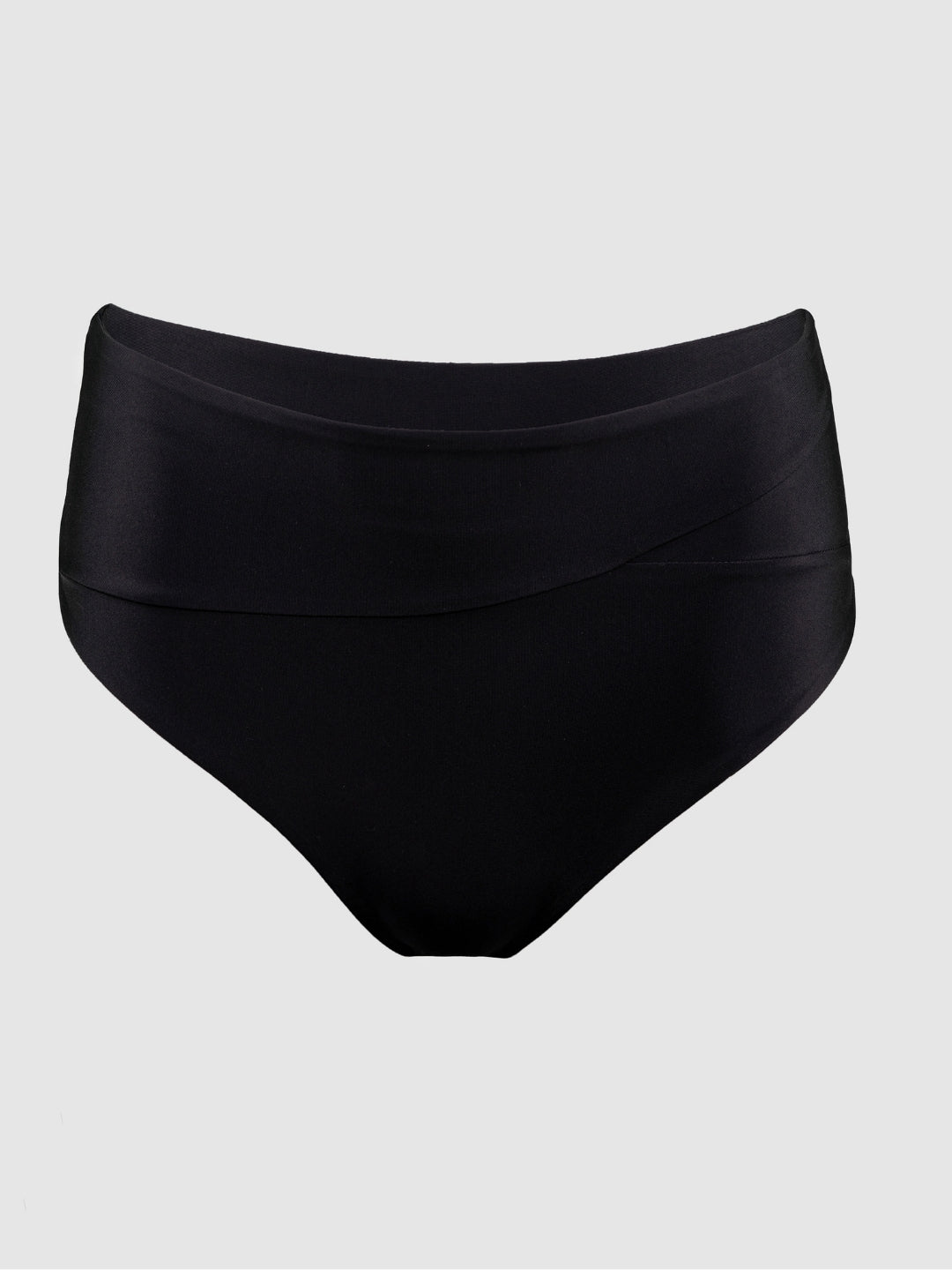 Freda High Panelled Bikini Bottoms Onyx