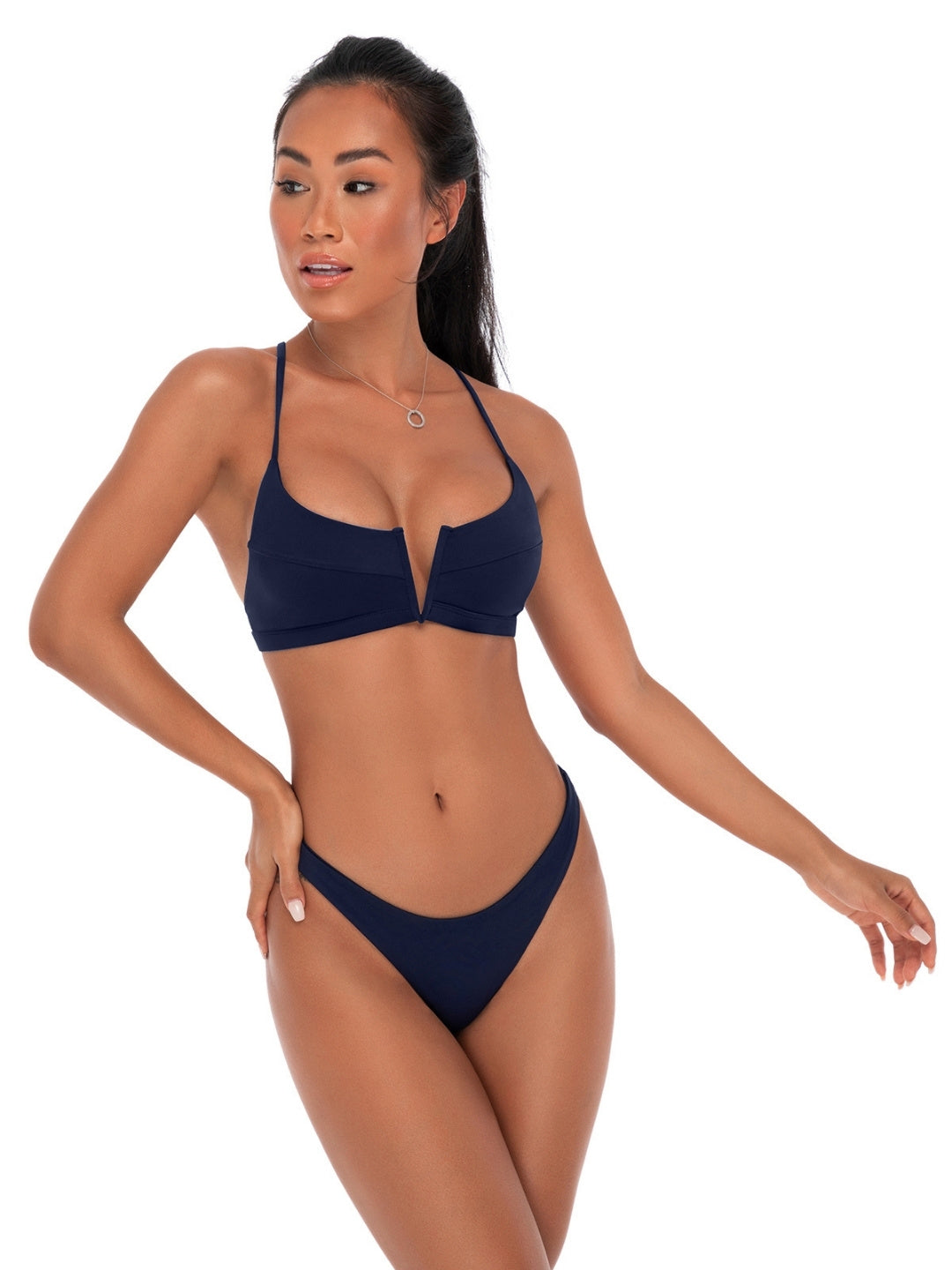 Greta Bikini Top Navy