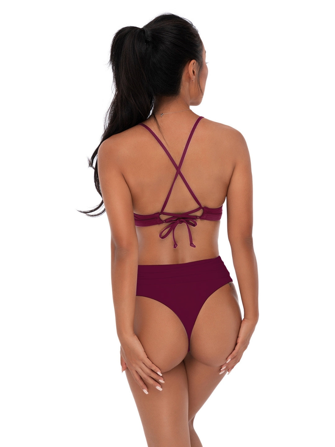 Greta Bikini Top Plum