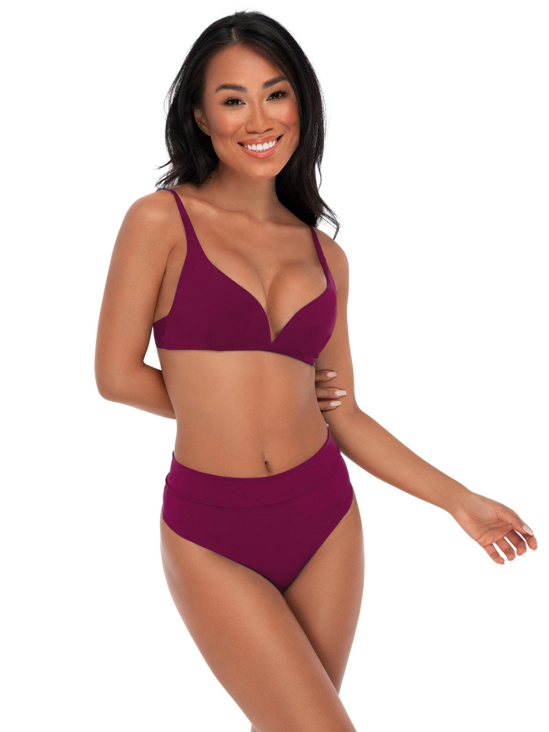 Katy Bikini Bottoms Plum