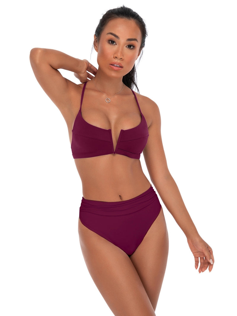 Katy Bikini Bottoms Plum