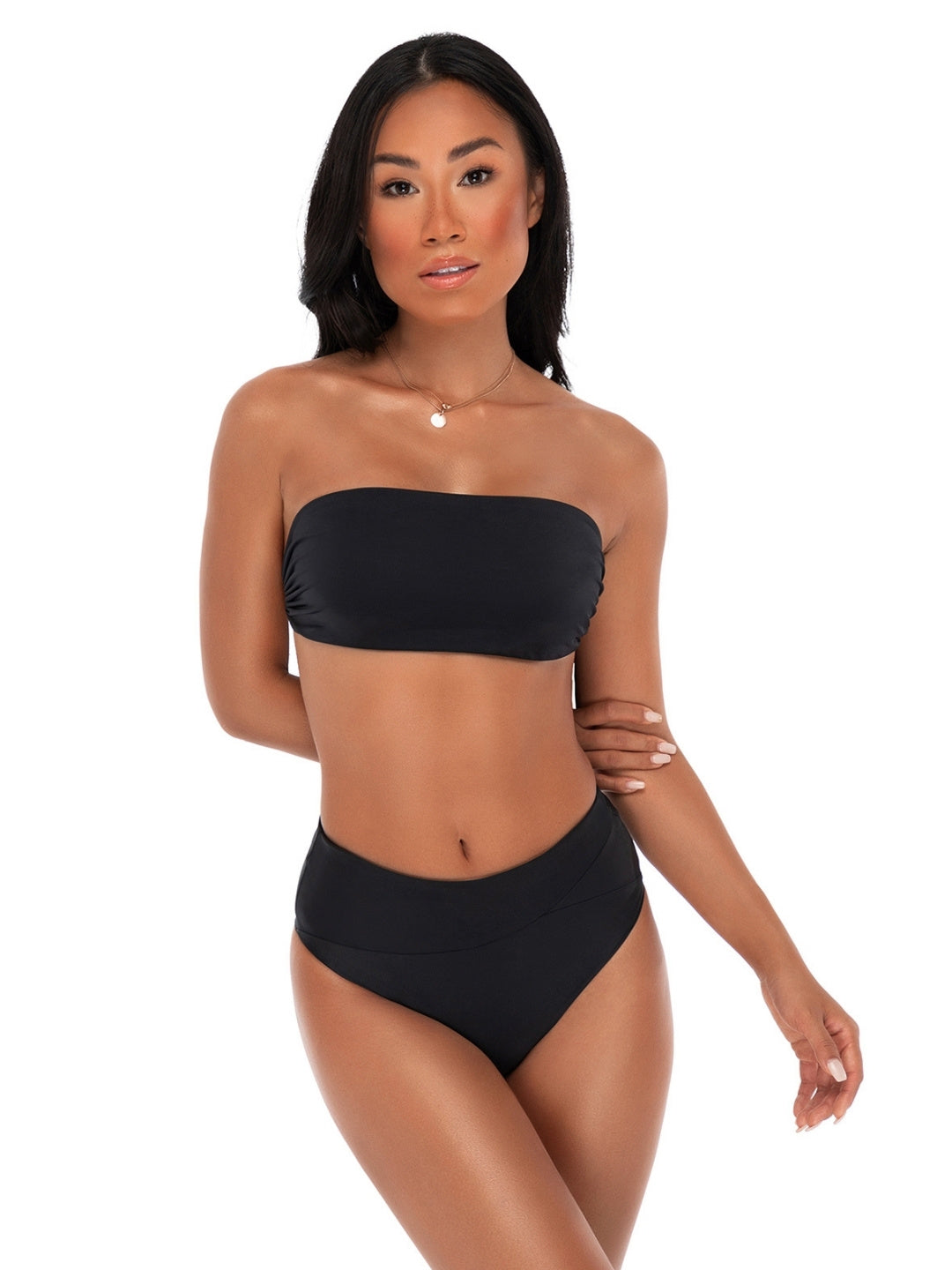 Kiki Bow Bikini Top Onyx