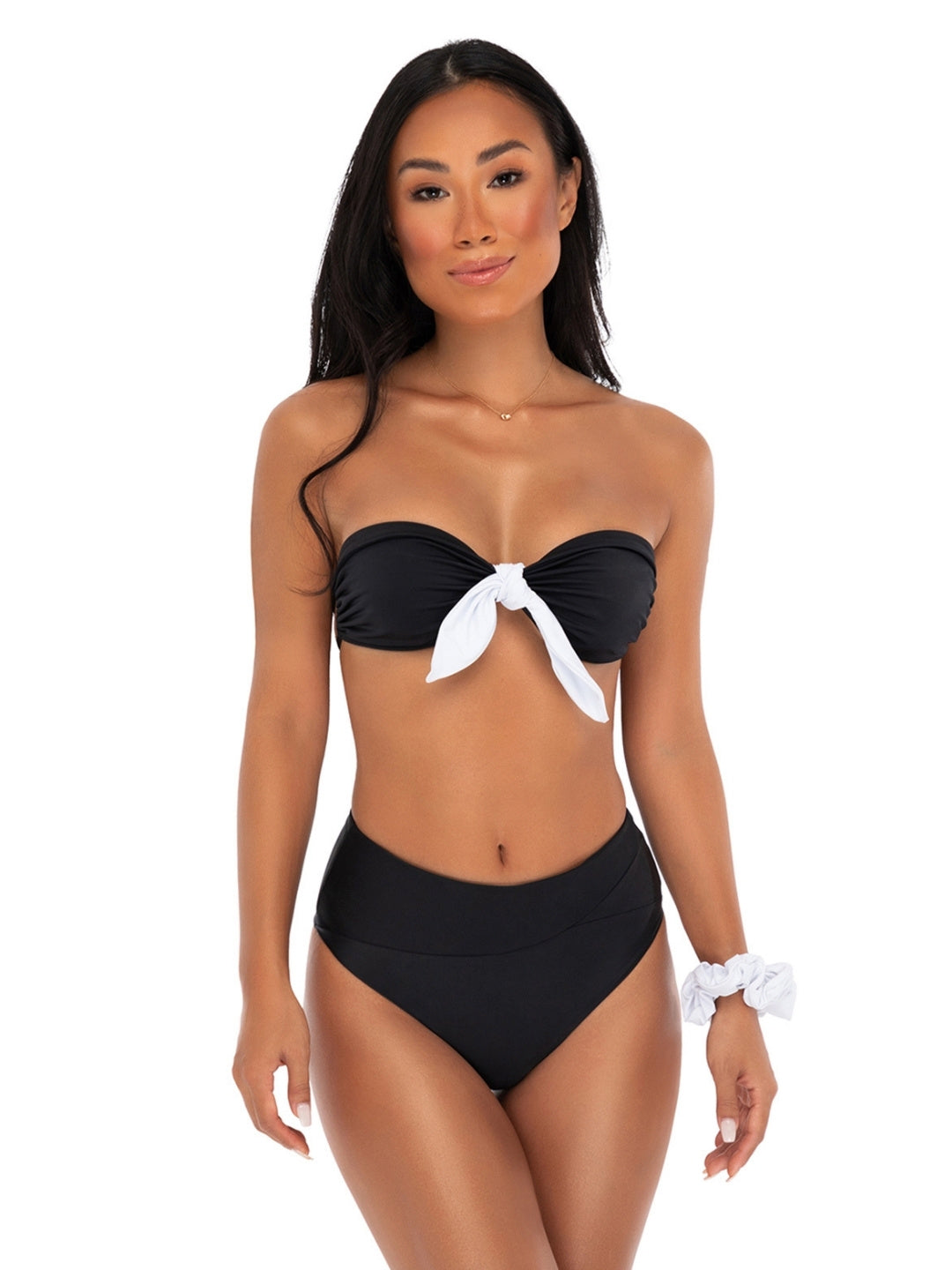 Kiki Bow Bikini Top Onyx