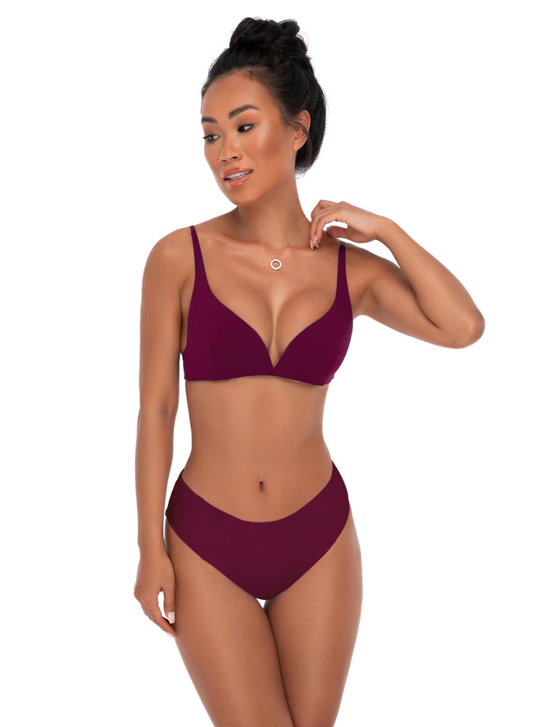 Maathai Bikini Bottoms Plum