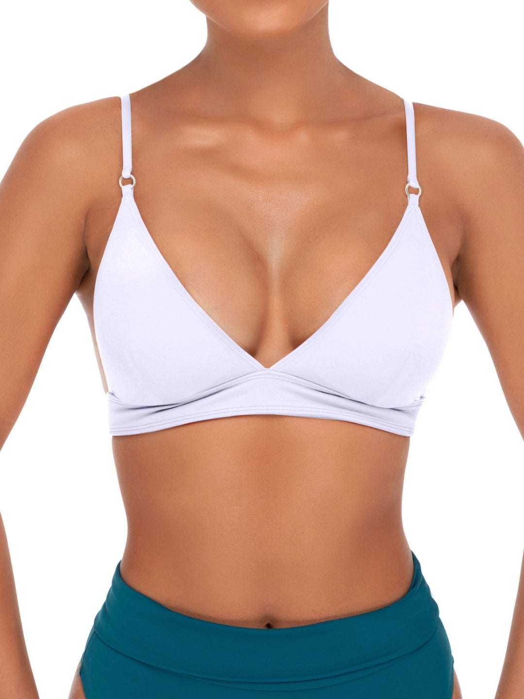 Micheline Bikini Top Bianco