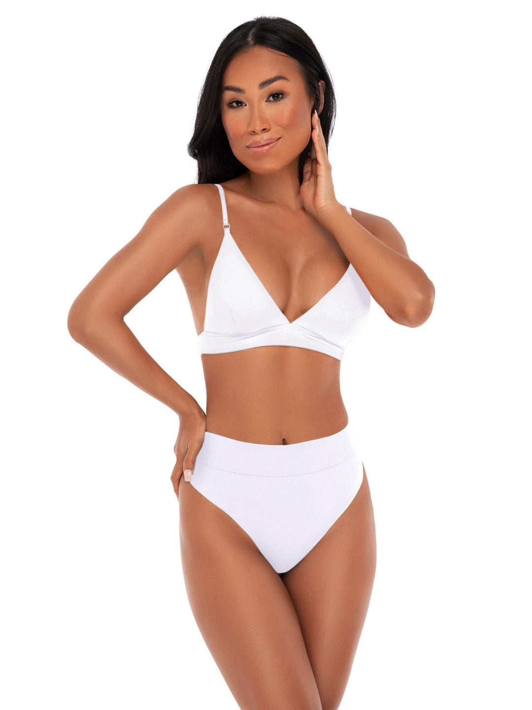 Micheline Bikini Top Bianco