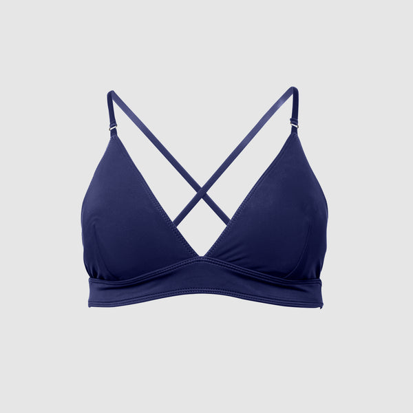 Micheline Bikini Top Navy