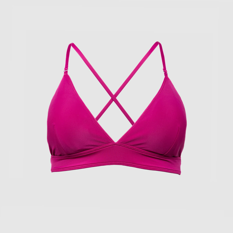 Micheline Bikini Top Plum