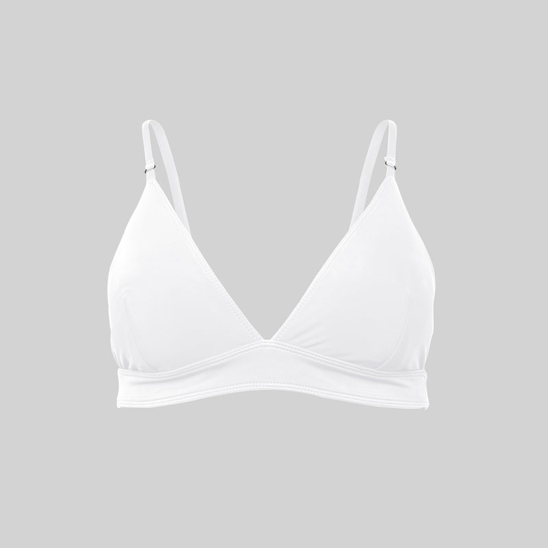 Micheline Bikini Top Bianco