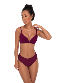 Malala Bikini Top Plum