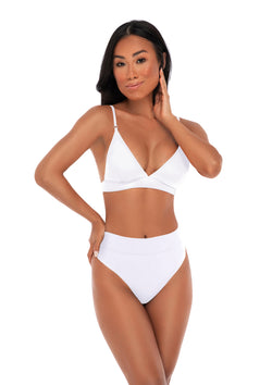 Micheline Bikini Top Bianco